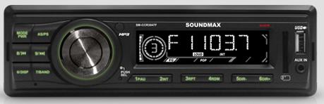 Автомагнитола SoundMAX SM-CCR3047F черный\G