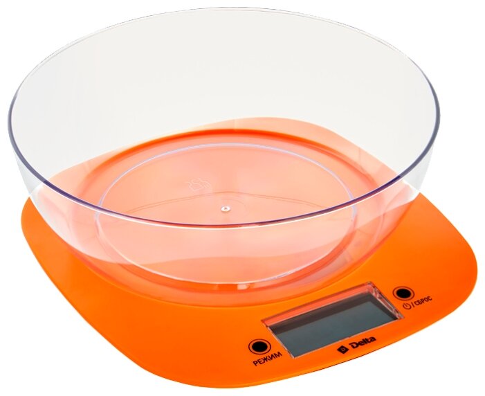 Кухонные весы Delta КСЕ-32 оранжевый